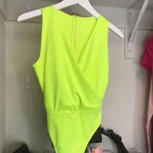 **SOLD** Neon Green Bodysuit